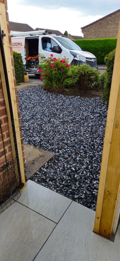 Black ice gravel