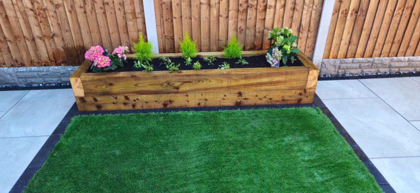 Porcelain, Planters, Fencing & Artificial grass