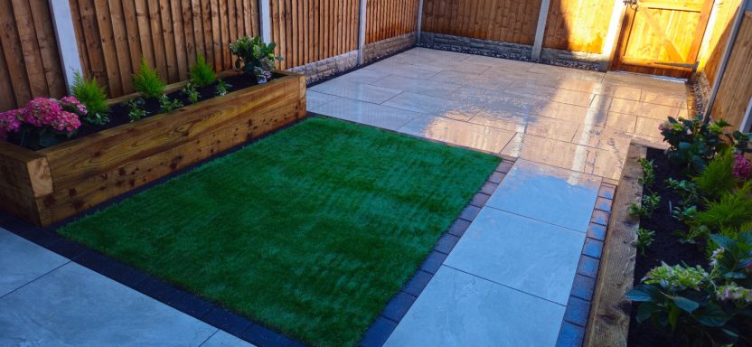 Porcelain, Planters, Fencing & Artificial grass